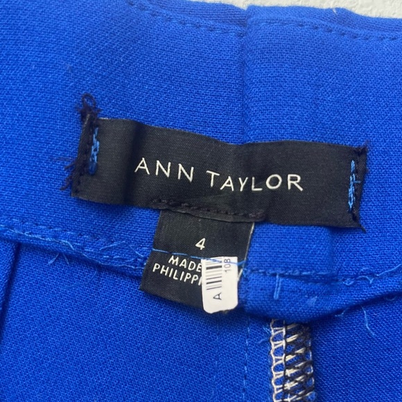 Ann Taylor Lana Slim Pant in Royal Blue Size 4 - Picture 8 of 12